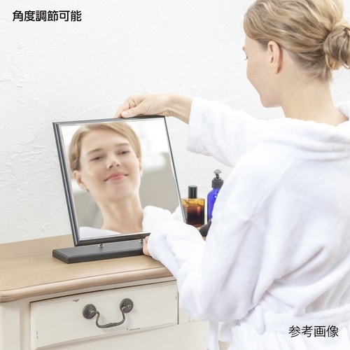 H−301BK ウッドスタンドミラー