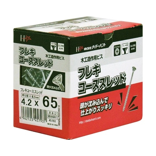 ユニクロ コーススレッド フレキ頭 4.