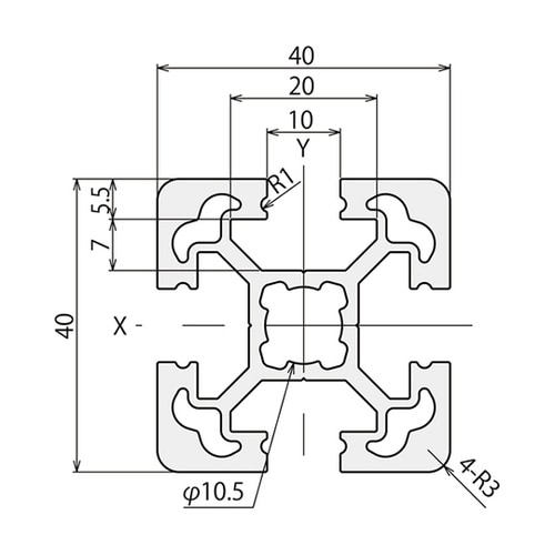 TSF4040600 TSF40フレーム