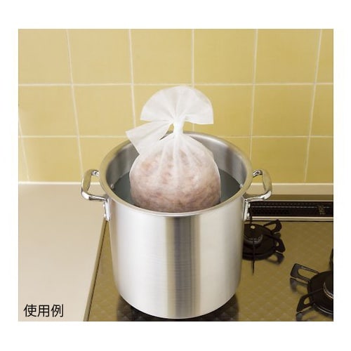 不織布ダシ袋 ヒモ付き 小(100枚入)