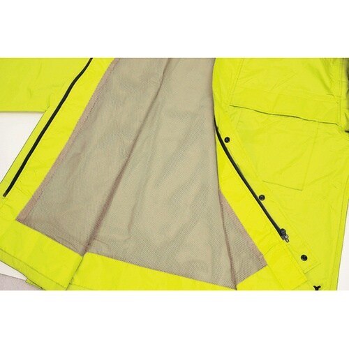 AP300 レインスーツ 蛍光イエローS