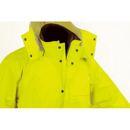 AP300 レインスーツ 蛍光イエローS
