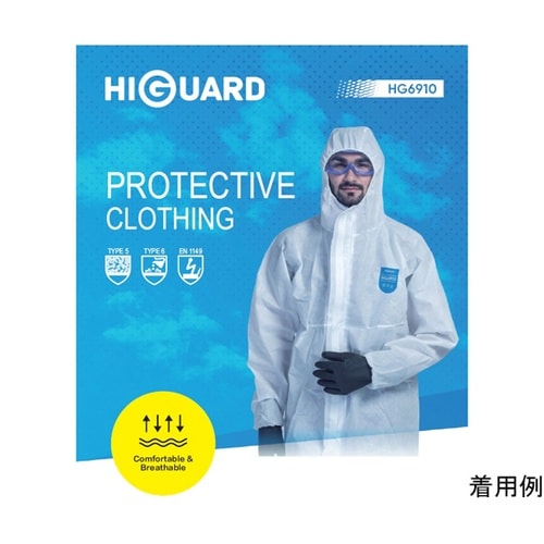 J24293−M 使い捨て防護服 3着