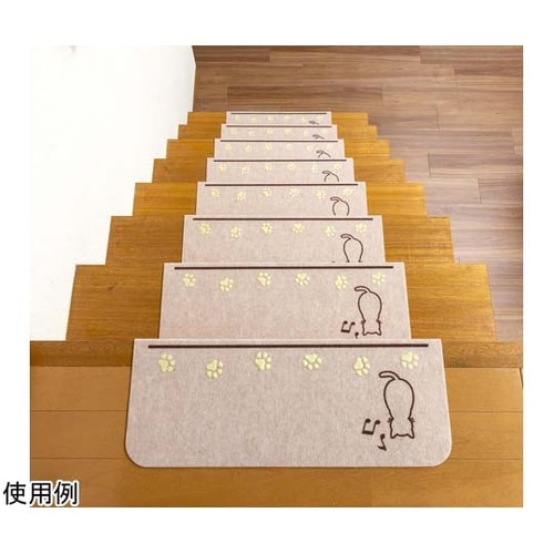 KX−46 吸着蓄光階段マット ネコ