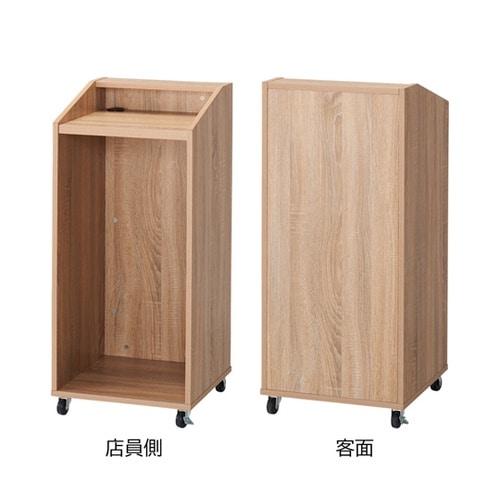 木製マルチカウンター ラスティック柄 W