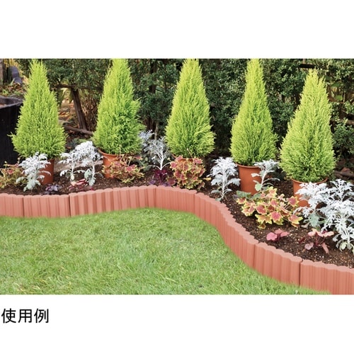 ブロックフェンス ブラウン 10個入