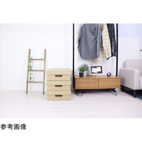 押入ふた式衣装ケース ナチュラル 5個入