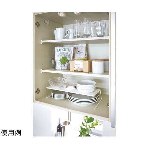 ディッシュストレージ プレート L ホワ