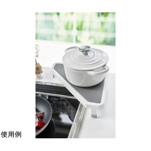 コンロコーナーラック プレート ホワイト