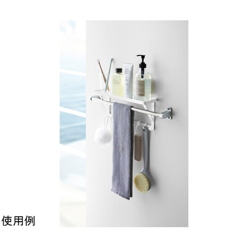 タオル掛け上ラック ミスト ホワイト 4