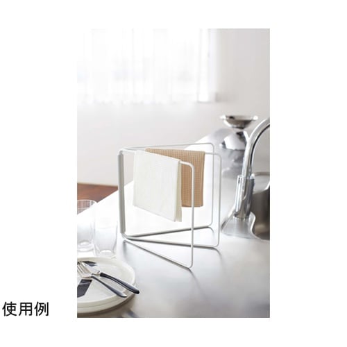 折り畳み布巾ハンガー プレート ホワイト