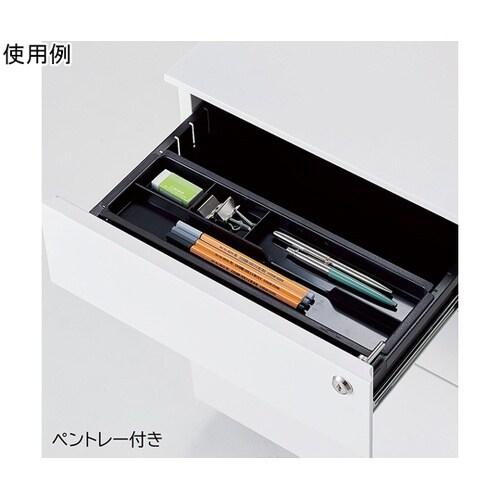 スチール製インキャビネット ホワイト 6