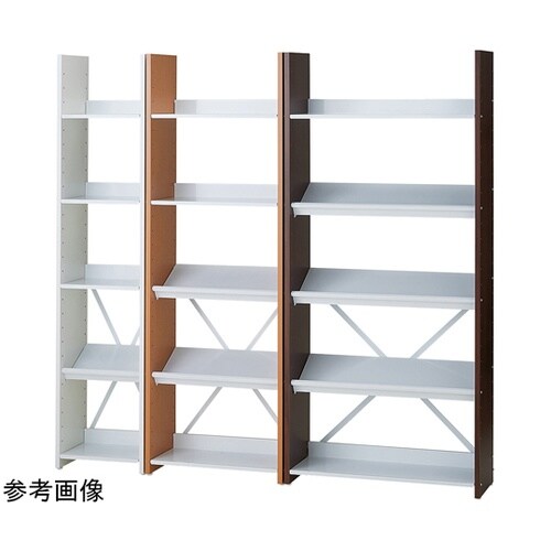 可動棚オープンラック5段 ナチュラル W