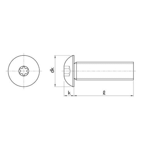 ユニクロTRXトラス小ネジ(T20) 4