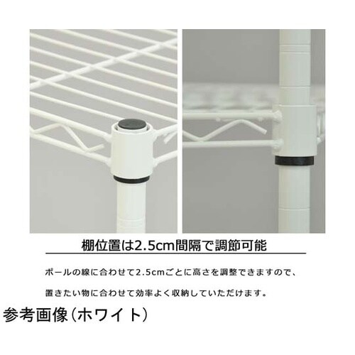 19Φスチールラックセットキャスター付き