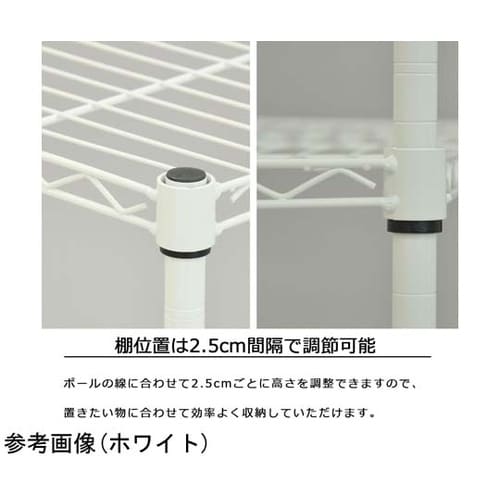 19Φスチールラックセットキャスター付き