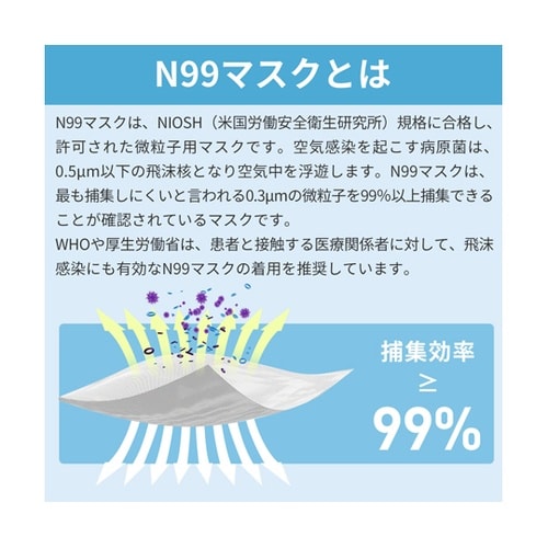 N99保護マスク 10枚×20箱 KO3