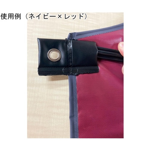 ヒモイランエプロン ホワイト×グリーン