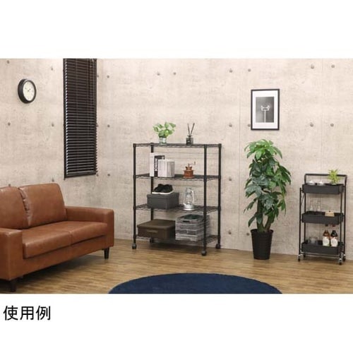 ネーロシリーズ 25φスチールラック 4