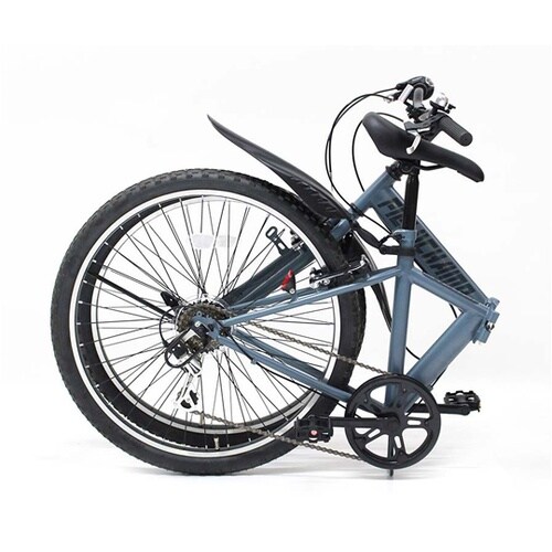 折りたたみ自転車 26インチ グレー M