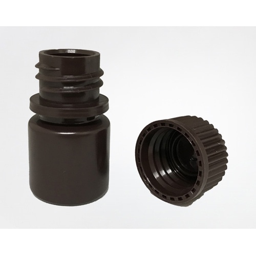 広口試薬ボトル(HDPE 褐色) 8mL