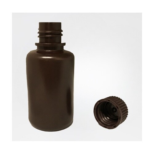 細口試薬ボトル(HDPE 褐色) 60m