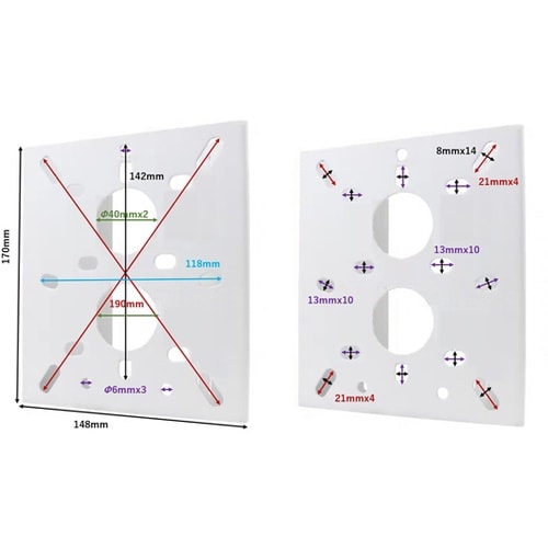 監視・ドームカメラポールマウントブラケッ
