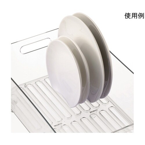 アクリア 水切りバスケット(クリア) H