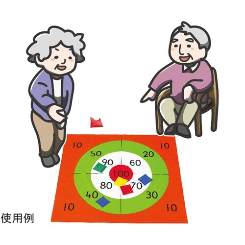 ターゲットマット(ビーンズバッグ6個付き