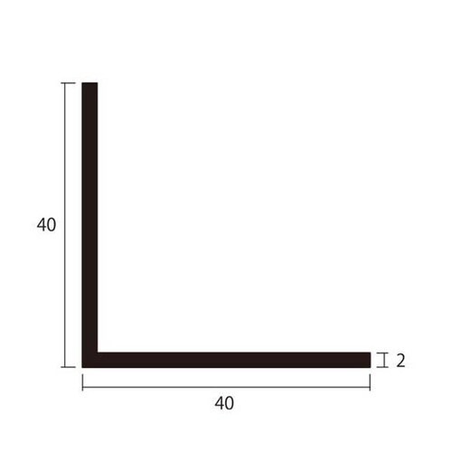 アルミアングル 2.0×40×40 1m