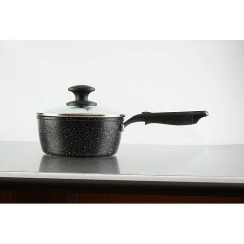 Wマーブルα IH対応片手鍋 18cm