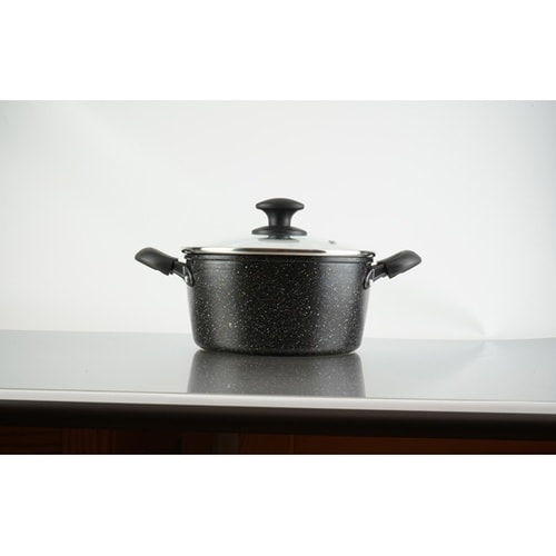 Wマーブルα IH対応両手鍋 20cm