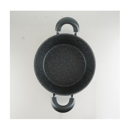 Wマーブルα IH対応両手鍋 22cm