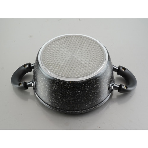 Wマーブルα IH対応両手鍋 22cm