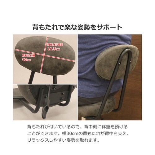 キャスター付きチェア(背付き) BWC−