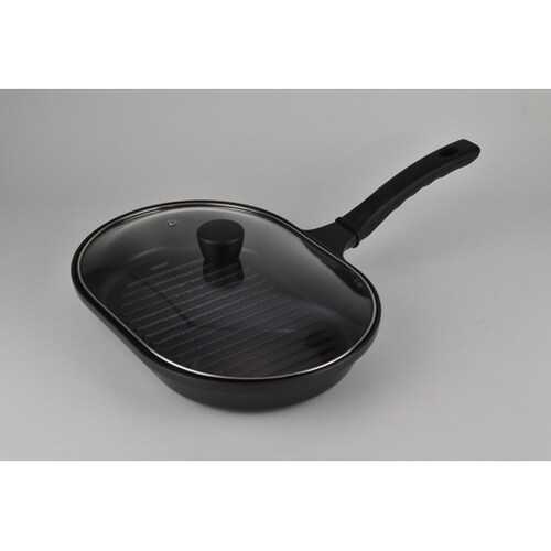 ランチーニ IH対応G蓋付オーバルパン