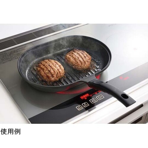 ランチーニ IH対応G蓋付オーバルパン