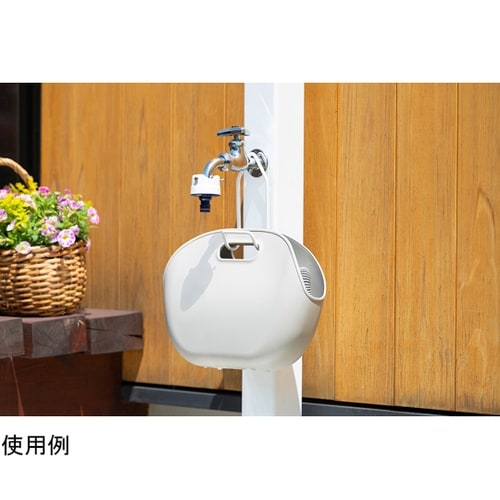 伸縮ホースポータブルセット ホワイト S