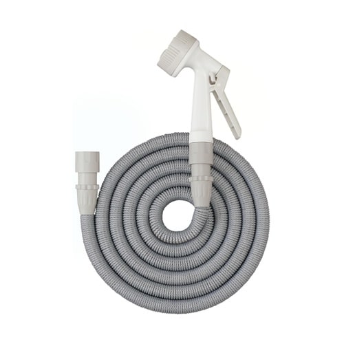 伸縮ホースポータブルセット ホワイト S