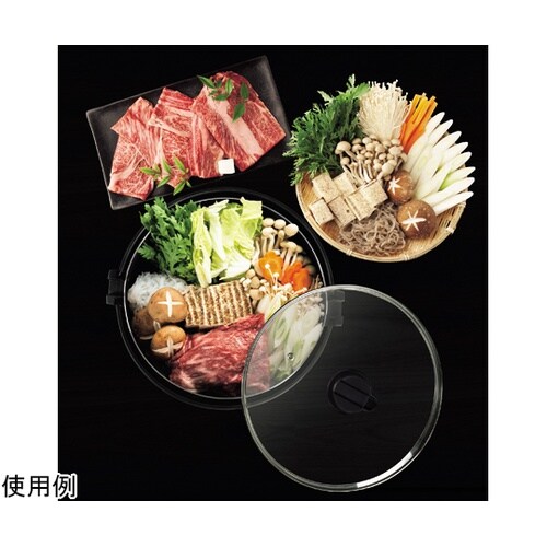 おうち御膳 ふっ素加工IH対応ガラス蓋付