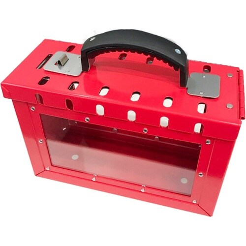 グループロックアウト用ボックス 透明窓あ