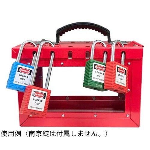 グループロックアウト用ボックス 透明窓あ