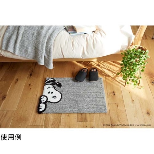 PEANUTS マット チラリ 45×6