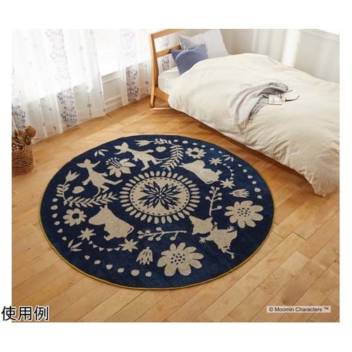 MOOMIN ラグ フォークライン 18