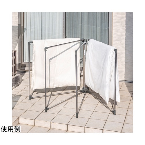 ステンレスふとんほし 4枚干し FD−2