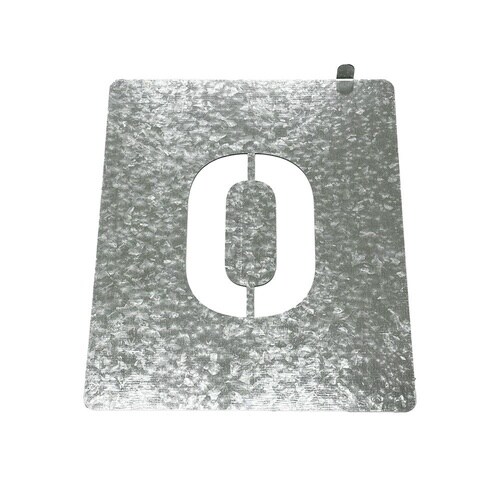 吹付けプレート(数字0ー9)持ち手付き