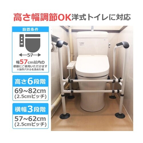 トイレ用手すり つかまるくん SR−SC