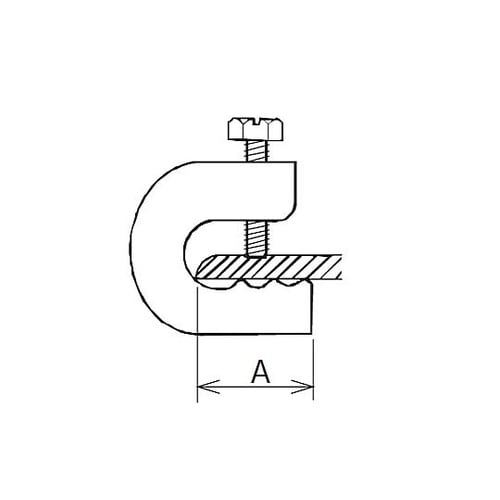 3ー12mm C型ビームクランプ(20個