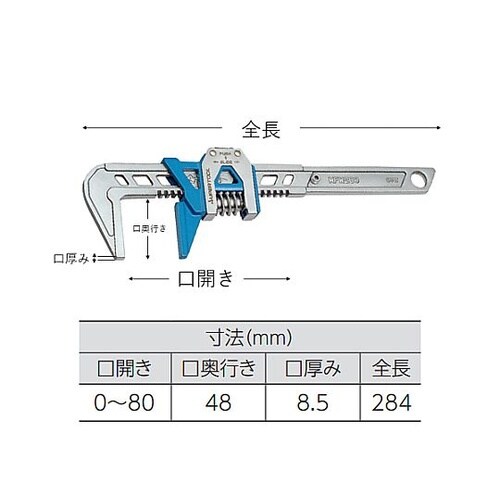 80mm/284mm ワイドモーターレン