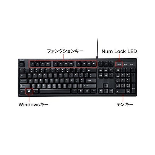 441x143x35mm キーボード(英